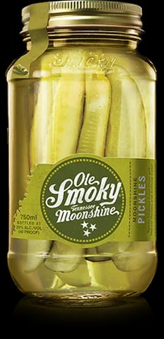 OLE SMOKY PICKLES 750ML MOONSHINE